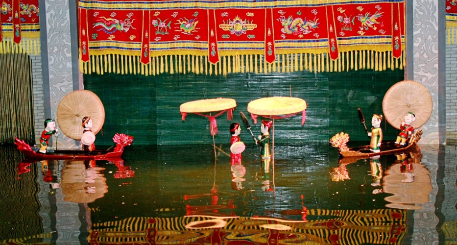 Water Puppet in Thang Long theatre, Hanoi Capital