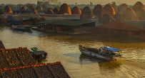 Let visit the riverside brick making village on Mekong River.