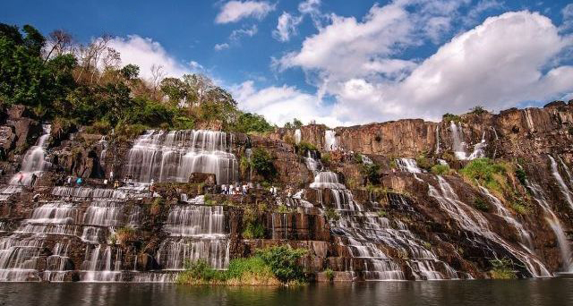 Pongour Waterfalls is really breathtaking