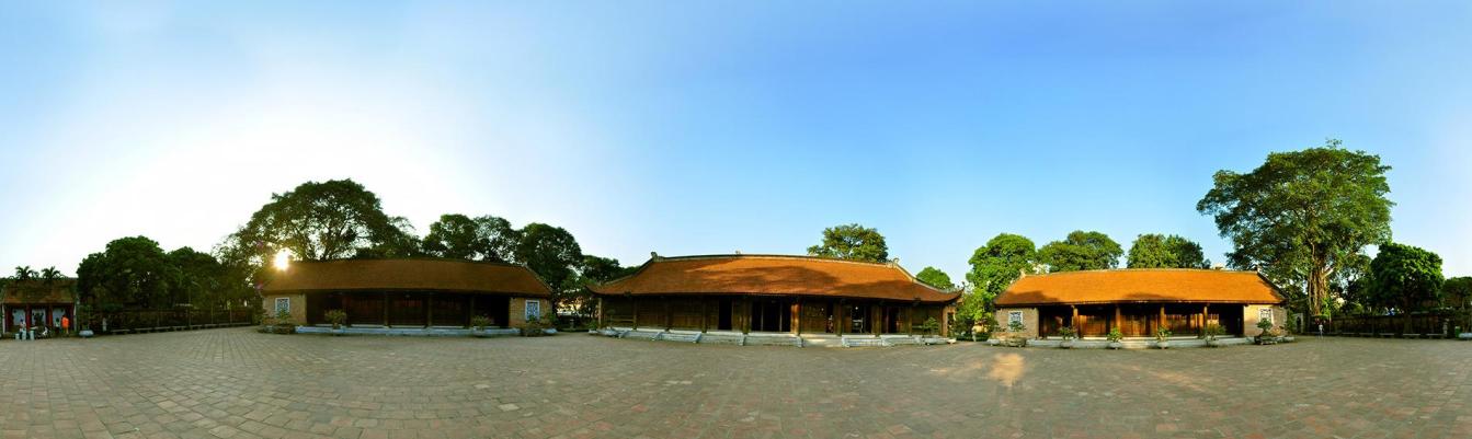 Overview of the back yard of The Temple of Literature