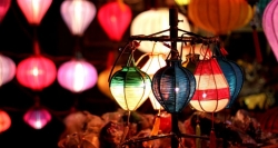Colorful lanterns make Hoian more romantic