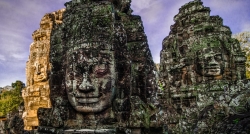 Angkor Thom is always impressing by the faces that is carved into the temple