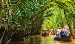 Ben Tre is famous with coconuts and palm creeks