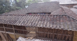 The traditional house on stilts of H'mong people in Sin Cheng
