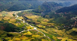Overview of Moc Chau plateau