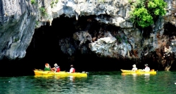 A mysterious cave in the hundred cave of Lan Ha Bay