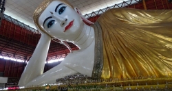 Chauk Htat Gyi Buddha is the 70 meters long reclining statue