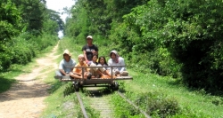Let's get more fun with Battambang bamboo train in your Vietnam Cambodia Itinerary