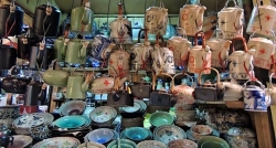 Take some souvenirs in Russian market in your Vietnam Cambodia Laos 14 days