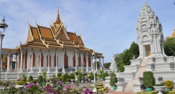 Royal Palace and Silver pagoda in Phnompenh, Cambodia