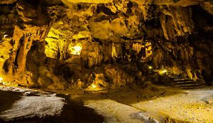 Thien Canh Son Cave - one of the most impressive cave in Halong Bay