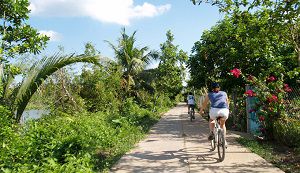 Taking a biking trip in peaceful villages