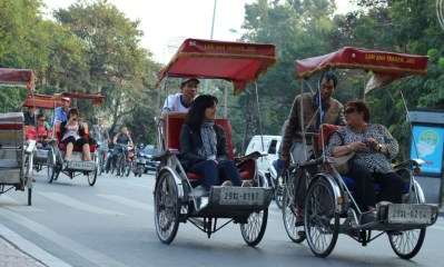 Cyclo is a special vehicle that is used to admire Hanoi's Old Quarter slowly