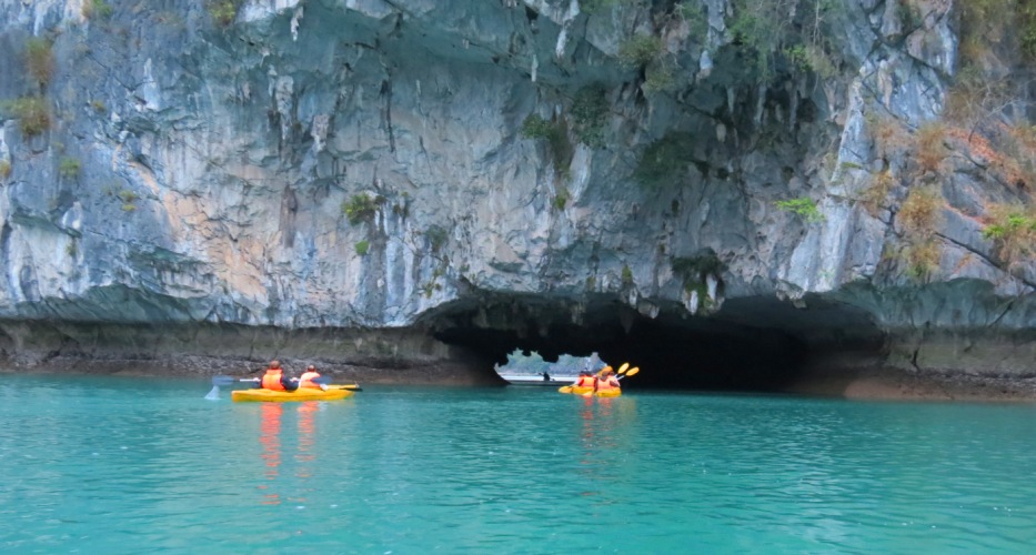 Dark and Bright Cave is amazing to explore by kayak