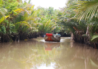 In the 6th day of Vietnam tour 7 days, you will have chance to reveal the authentic life on Mekong Delta.