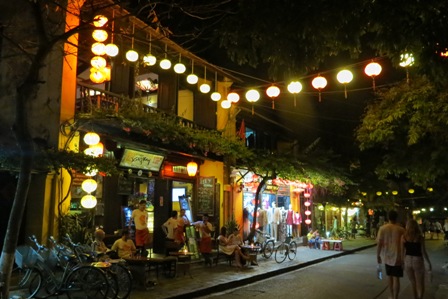 Experience Hoian at night is one of the most romantic time in the central Vietnam tour.