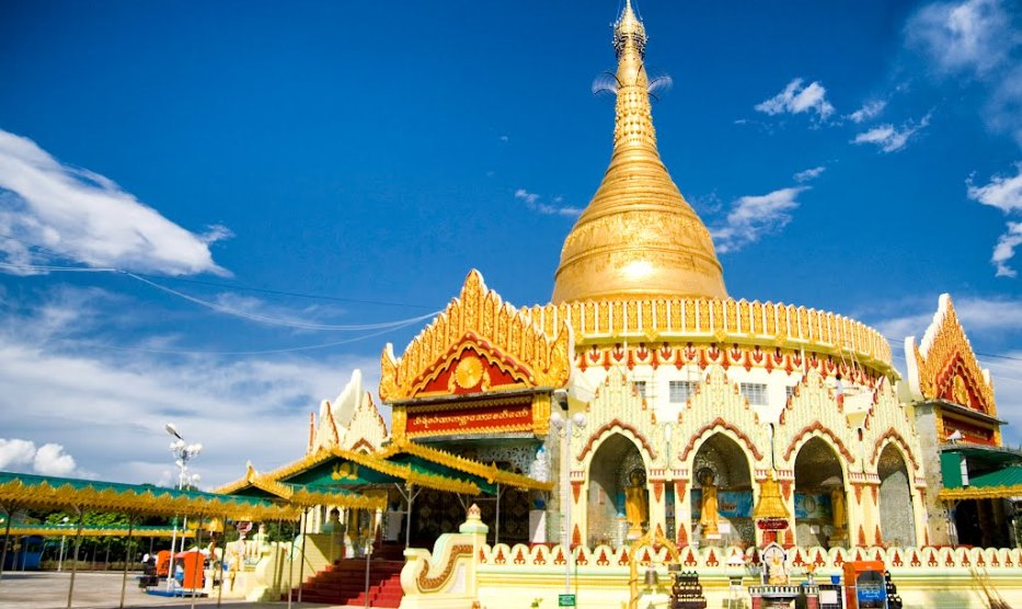 The Kaba Aye Pagoda in Yangon Capital