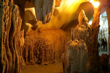 Maze cave in the area of Lan Ha Bay