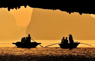 Halong Bay is proud of a Wonder of the World by its breathtaking beauty