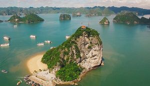 Titop island looking from above