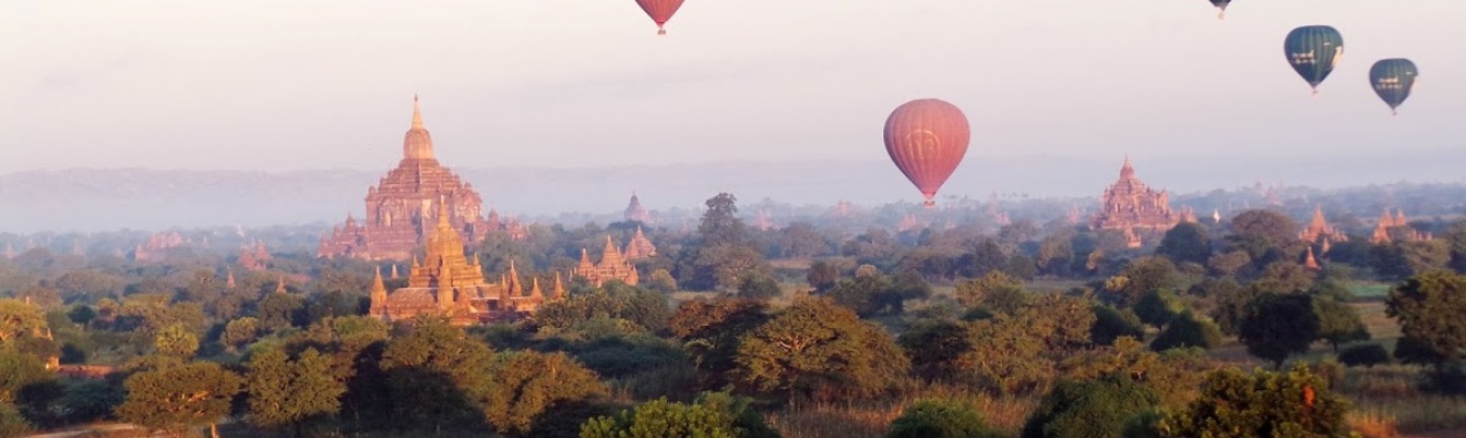 Experience Bagan in the light of sun rising by riding balloon