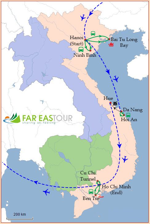 Ideal Vietnam Travel Itinerary in 10 days