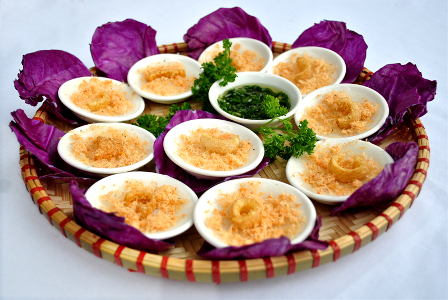 Banh Beo (Beo Cake) is a specific dish of Hue.