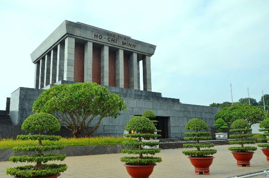 Ho Chi Minh Mausoleum in Hanoi