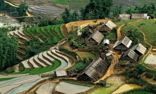 Lao Chai Village is famous for rice terraces 