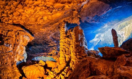 Sung Sot Cave - one of the most beautiful cave in Halong