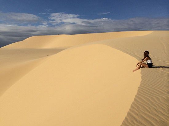 White Sand Dune in Mui Ne