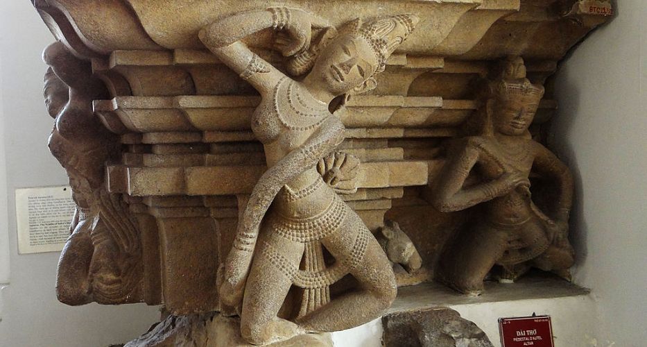 Apsara dancer - a very popular imagine in the sculptural art of Cham