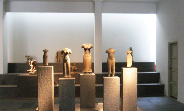 The objects in Danang Cham Museum