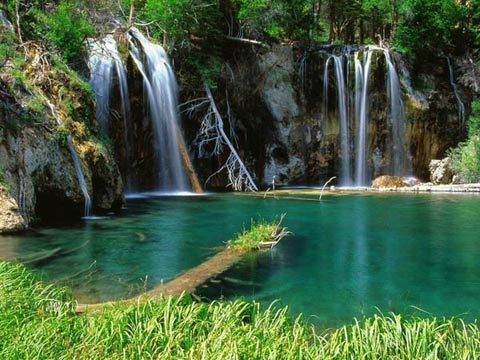 Silver waterfalls in the foot of Fansipan