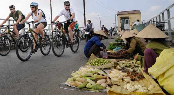 Bicycles appear more and more on the streets of Hanoi.