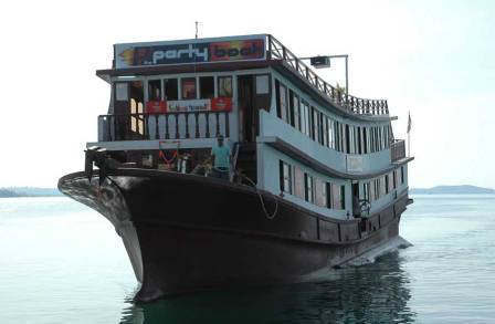 party boat will take you to Koh Rong Samloem Island