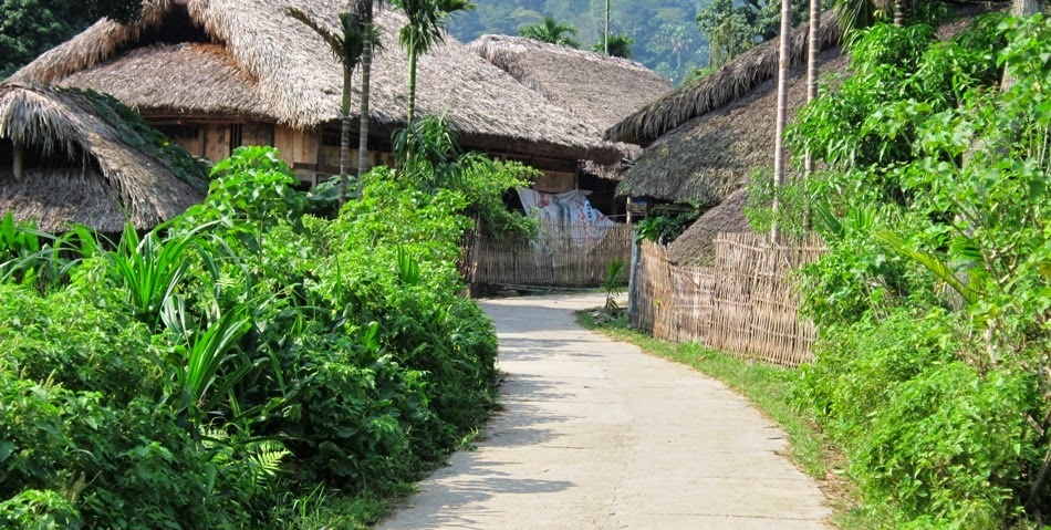 The friendly home-stay in Nam Dam Village