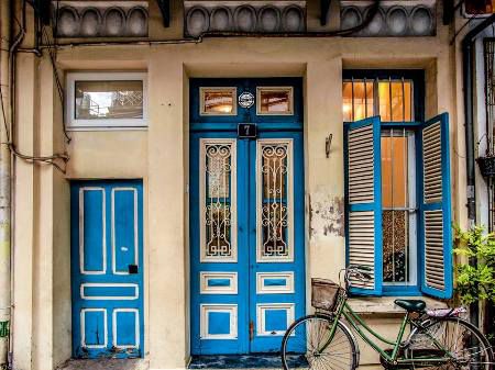 The ancient architecture of French in the center of Hanoi.