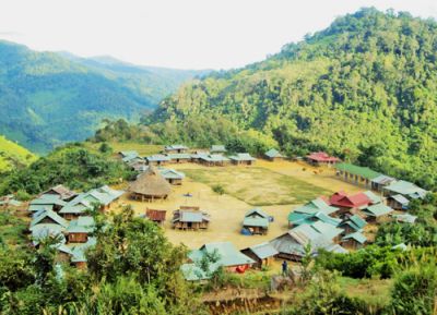 The hill-tribe villages of Co Tu in Quang Nam.