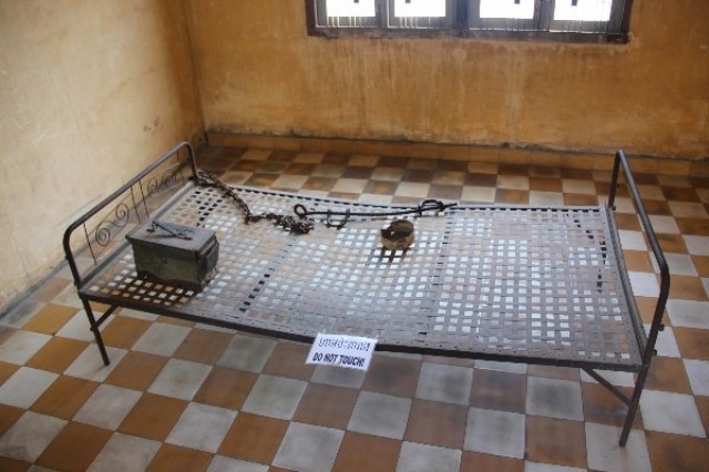 the bed was used to torture victims