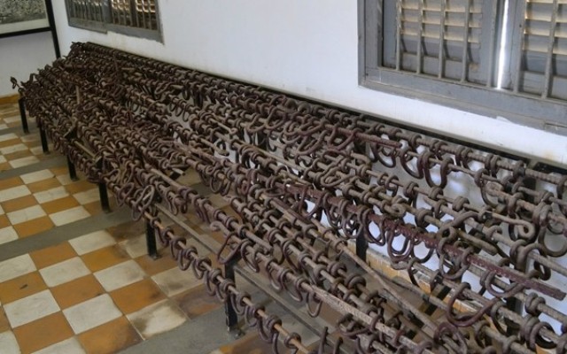 Lots of savage tortures were applied by Khmer Rouge