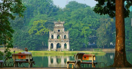 The Peaceful Appearance of Hoan Kiem Lake