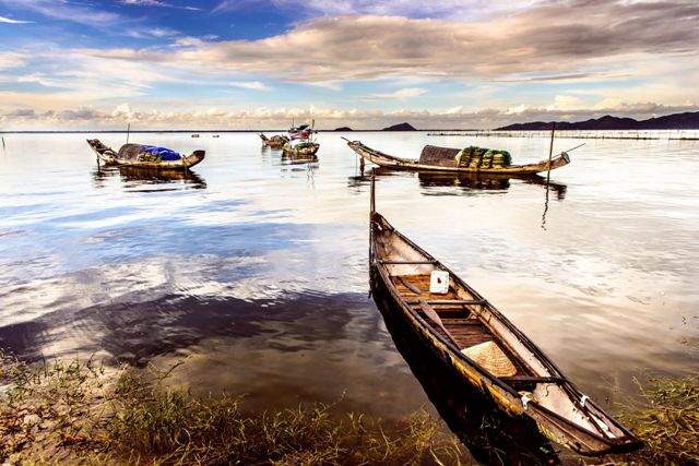 You are certainly vibrated before the magical beauty of the lagoon