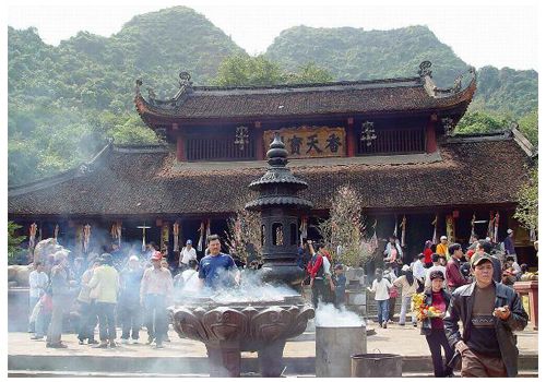 Thien Tru Temple - one of the temple in the feet of mountain.