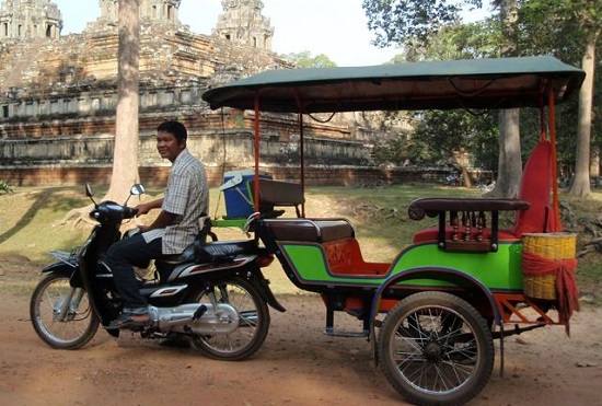 Don't forget to experience tuk tuk in Siem Reap