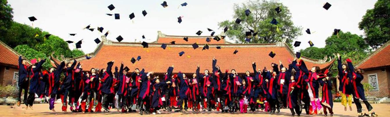 Vietnamese students often keep their last memories of student life at The Temple of Literature