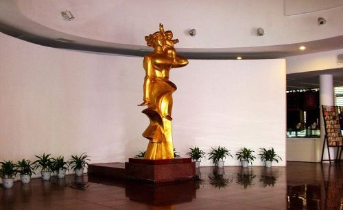 The symbol statue of women power at Vietnam Women's Museum.